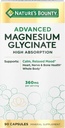 Supplément de glycinate de magnésium calm de la nature - Magnésium à haute absorption pour l'humeur, le cœur et la santé des os, 90 capsules