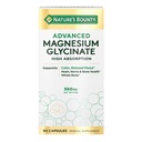 Supplément de glycinate de magnésium calm de la nature - Magnésium à haute absorption pour l'humeur, le cœur et la santé des os, 90 capsules