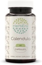 HerbEra Calendula 60 Capsules, faites à partir de Calendula (Calendula Officinalis) Fleur séchée (60 Capsules)