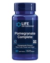 Life Extension Pomegranate Complete, Fruit Extract, Flower, Seed Oil Extract, Cardiovascular Health, antioxidant Support, superfood Supplement, Gluten Free, Non-GMO, 30 softgels
