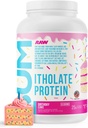 RAW Whey Isolate Protéine Poudre, Cake d'anniversaire (Protéine Itholate de l'UMC) - 100% Poudre de nutrition sportive à l'herbe pour la croissance et la récupération des muscles - faible teneur en glucides - 25 portions