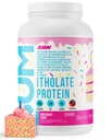 RAW Whey Isolate Protéine Poudre, Cake d'anniversaire (Protéine Itholate de l'UMC) - 100% Poudre de nutrition sportive à l'herbe pour la croissance et la récupération des muscles - faible teneur en glucides - 25 portions