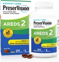 PreserVision AREDS 2 Vitamine oculaire et supplément minéral, contient de la lutéine, de la vitamine C, de la zéaxanthine, du zinc et de la vitamine E, 210 softgels (paquetage mai Vary)