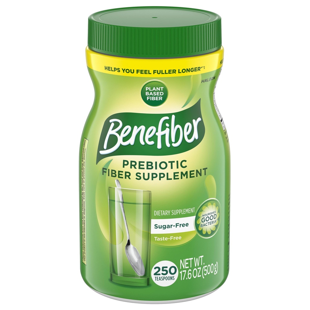 Poudre quotidienne de supplément de fibre prébiotique GLP-1 pour la santé digestive, sans saveur - 250 cuillères à thé (17,6 onces)