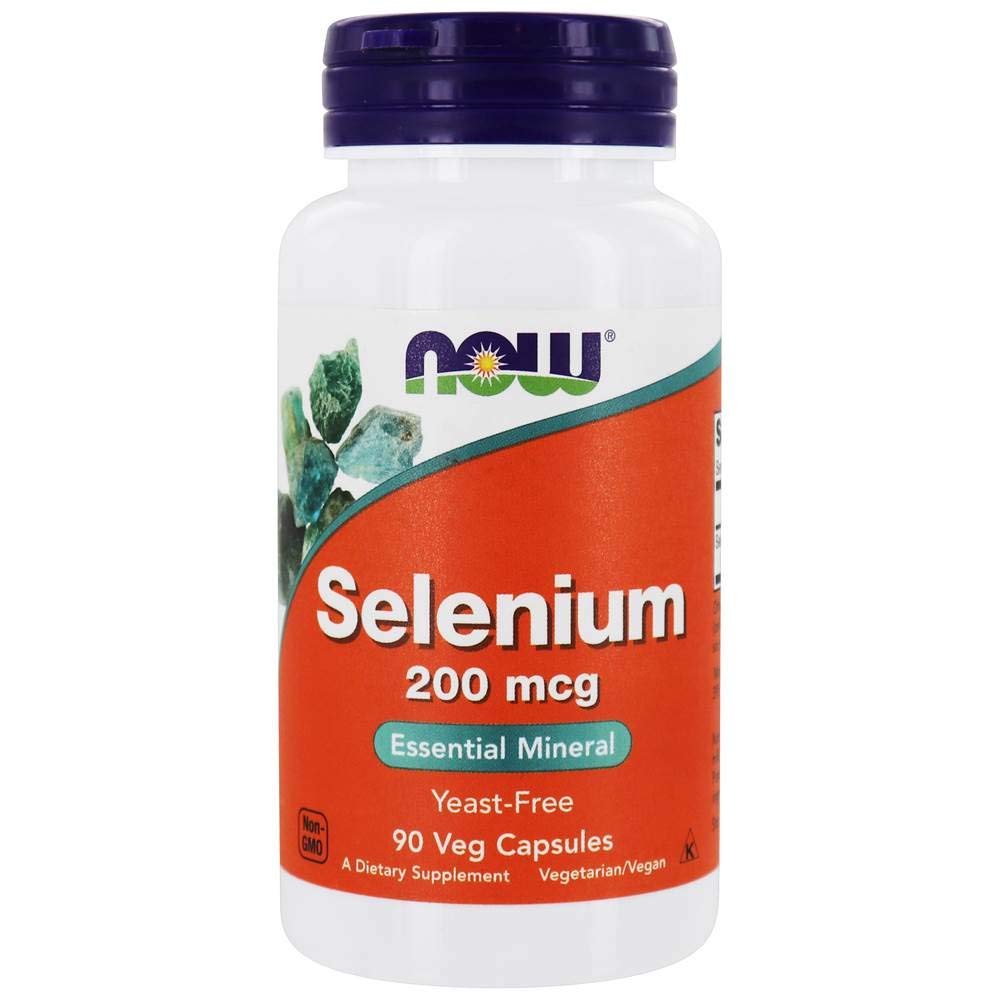 Sélénium 200 mcg Sans levure 90 capsules (paquet de 2)