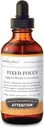 Herbalogic - Fixed Focus Liquid Herb Drops - Support non additif pour une attention accrue, concentration et focus - Contient du thé blanc, une source naturellement équilibrée de L-Theanine et caféine - 4 Fl. Oz.