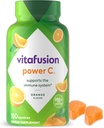 Vitafusion Power C Gommies de vitamine C pour le soutien immunitaire, aromatisé par l'orange, 282 mg de vitamine C, Amérique Numéro 1 Marque de vitamine Gummy, 50 jours d'approvisionnement, 150 Nombre