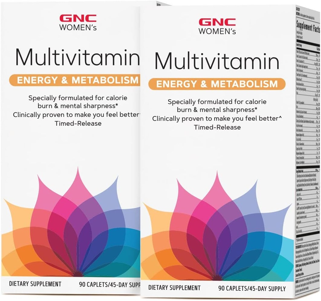 GNC Femmes Multivitamine énergie et métabolisme - Twin Pack