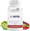 CL Switch – Supplément de mieux-être cardiaque – soutient des niveaux de cholestérol et de pression artérielle sains Déjà dans la gamme normale* – avec Citrus Bergamot, Berberine, Riz de levure rouge – 60 capsules