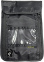 NO Jet Lag Travel Neck Pouch, Porte-passeport/argent pour voyager avec la technologie de blocage RFID, Pouch de voyage caché pour protéger les espèces, cartes de crédit, téléphones, voyage essentiel