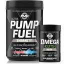 PMD Sports Ultra Pompe Fuel Insanité - Préentraînement - Cerise Bombsicule (30 portions) Sports Omega coupe Elite Thermogen Fat Burner (90 Softgels)