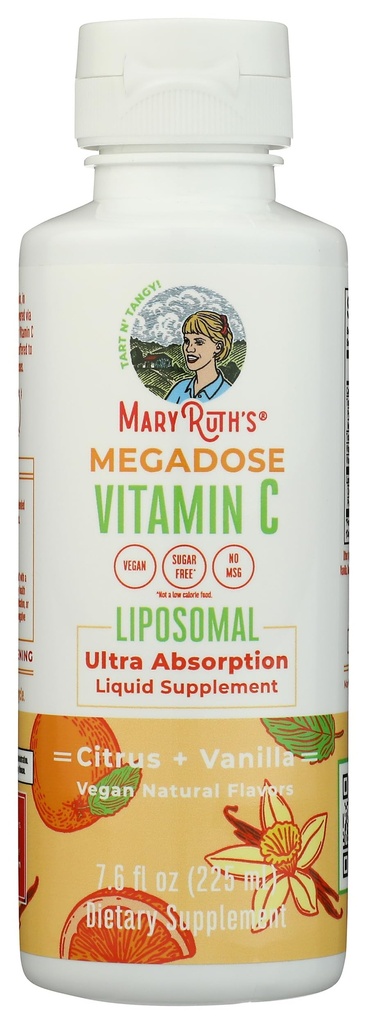 Mary Ruth's Megadose Vitamine liposomique C, 7,6 Fz