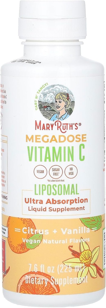 Mary Ruth's Megadose Vitamine liposomique C, 7,6 Fz