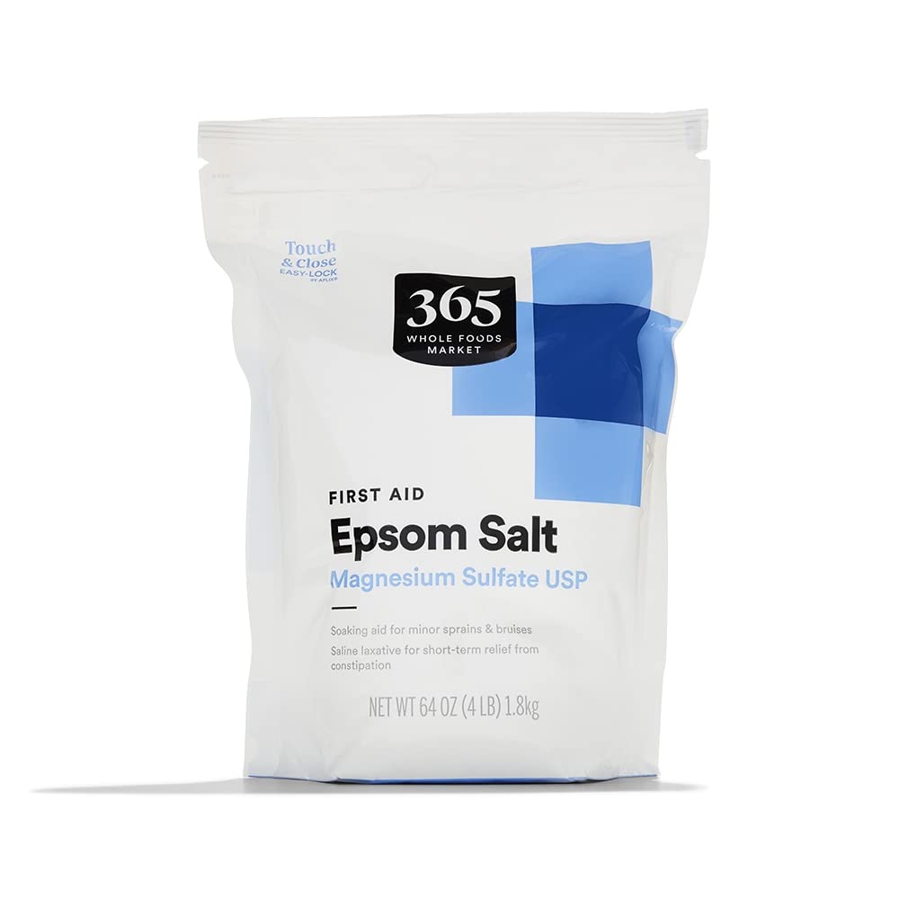 365 par Marché des aliments entiers, Sel d'Epsom, Sulfate de magnésium USP, 64 Ounce