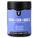 InnoSupps Cheveux + Peau + Supplément des ongles , Végétalien Collagen Booster , Biotin , B12 , Poudre de crin , Stimuler la croissance des cheveux , Revitaliser la peau , Renforcer les ongles 60 Capsules