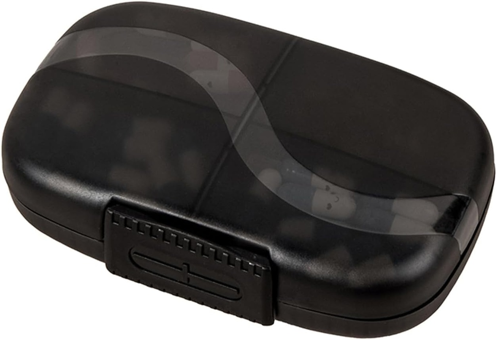 Organisateur hebdomadaire de pilules 1 fois par jour, Distributeurs de pilules, Boîte à pilules 7 jours avec 7 grands compartiments extra voyage portable, pour médicaments/vitamines/huiles de poisson/compléments