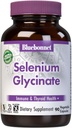 Bluebonnet Nutrition Albion Sélénium Glycinate, santé immunitaire*, santé thyroïdienne*, sans soja, sans gluten, non-OGM, certifié Casher, sans lait, végétalien, 90 capsules végétales, 90 portions