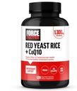 FACTEUR DE FORCE Riz rouge de levure + CoQ10 Supplément pour le soutien antioxydant, non-OGM, végétalien-friendly, qualité premium, 120 capsules
