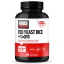 FACTEUR DE FORCE Riz rouge de levure + CoQ10 Supplément pour le soutien antioxydant, non-OGM, végétalien-friendly, qualité premium, 120 capsules