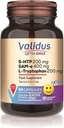 VALIDUS Extra Smile 5-HTTP 200 mg + L- Tryptophane 200 mg + Sam-e 400 mg 30 Capsules (Vcaps Plus)