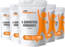 BulkSupplements.com L-Carnitine Fumarate Powder - Carnitine Supplement, Carnitine Powder, L-Carnitine 500mg - Gluten Free, 500mg per Serving, Gluten Free, 5kg (11 lbs) (Pack of 5)