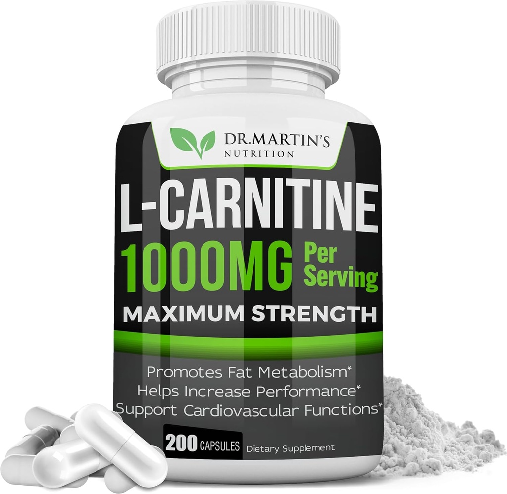 - Oui. NUTRITION DE MARTIN Extra Strength L-Carnitine - 200 Capsules - 1000mg par portion - Boostez votre métabolisme et augmentez la performance