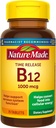 Nature faite de vitamine B12 1000 mcg, supplément alimentaire pour le métabolisme de l'énergie, 75 comprimés de libération de temps, 75 jours de réserve