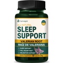 Extrait de racine valerian Capsules de soutien de sommeil, supplément de fleur de passion pour mieux dormir, asleep d'automne rapide et détente. Pastillas de Valeriana y Pasiflora para Dormir Profundamente. 90 Compte