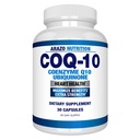 Arazo Nutrition CoQ10 Ubiquinone Coenzyme Q10-200mg Résistance maximale Supplément nutritionnel - Capsules à absorption élevée sans soja
