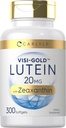 Carlyle Lutein et Zeaxanthine 20mg.300 Softgels.