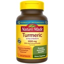 Nature Made Extra Strength Curcumine curcuma avec poivre noir, 1000mg Extrait curcuma par portion (standardisé à 95% Curcuminoïdes), soutient une réponse d'inflammation saine, 60 Capsules végétariennes