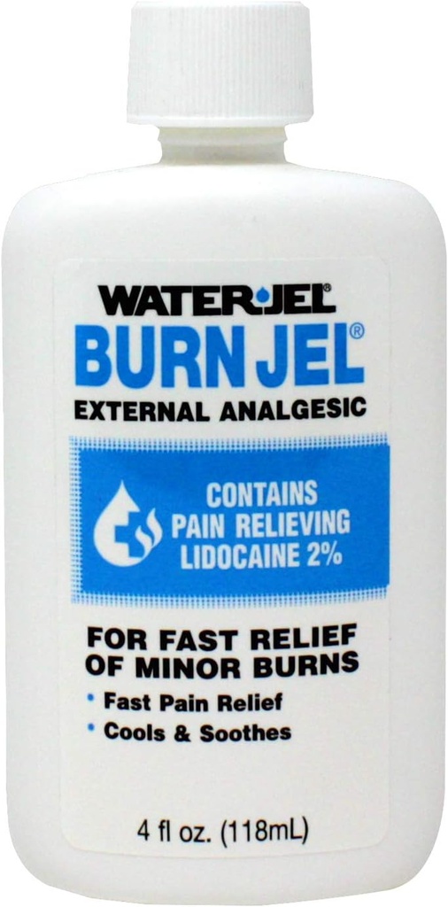 Water Jel Burn Jel Minor Burn Gel Relief Squeeze Bouteille 4 oz