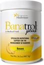 Banatrol® Antidiarrhée naturelle avec prébiotiques, soulagement de la diarrhée chronique, SBI, Diarrhée récurrente, Alimentation médicale cliniquement soutenue, non constipante, 90 portions (Banana)