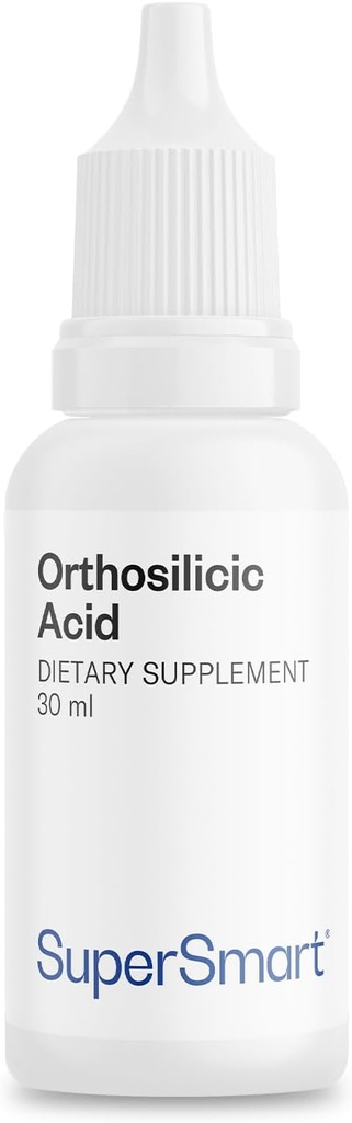 Supersmart - Acide orthosilicique (formule avancée) - Supplément en silicone - avec MSM, Choline, Carnitine, Boron, Minéraux