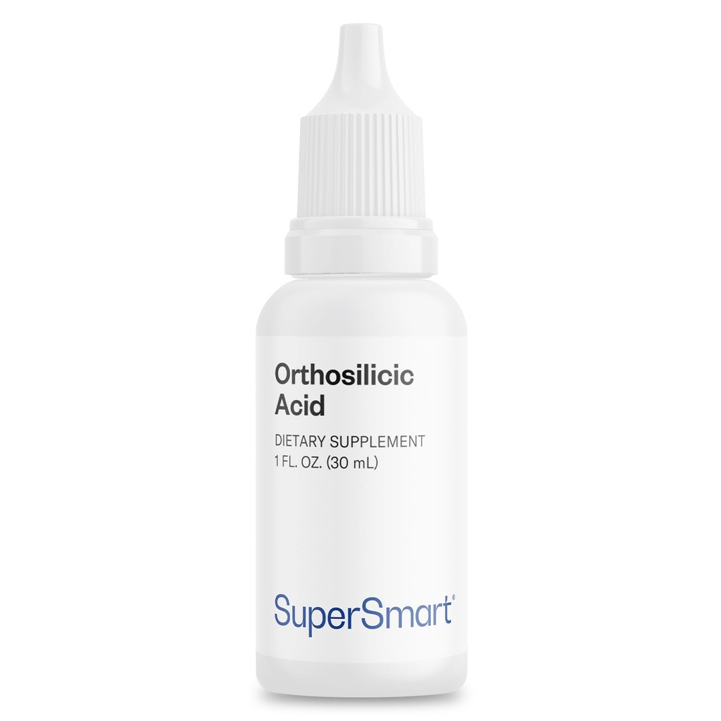 Supersmart - Acide orthosilicique (formule avancée) - Supplément en silicone - avec MSM, Choline, Carnitine, Boron, Minéraux
