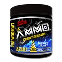 AMMO ® Energy ReloadsTM Pre Workout Powder - 300mg Caféine Zéro sucre Aminos vitaux et électrolytes Pas d'arôme ou de couleurs artificiels (Berry Blast)