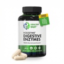 Gut HoloZyme Max Strength Enzymes digestifs : Inulinase, Amyloglucosidase et Invertase pour le soutien FODMAP : Protease, Amylase et Lactase pour le dégel, le gaz et l'indigestion 90 portions