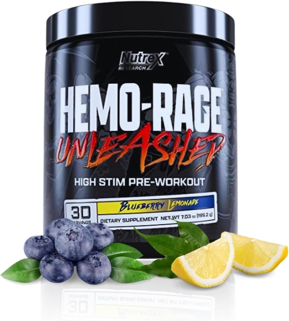 Recherche Nutrex Hemo-Rage Extreme High Stim Pre Workout Poudre de pré-entraînement.