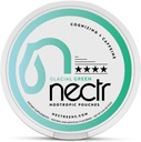 Pochettes Nootropiques Nectr Energy – Pochettes de caféine vert hiver avec Cognizin® Citicoline. Cerveau sans sucre. Smooth, Sustained Focus & Energy Supplément - 1 rondelle de 16pcs