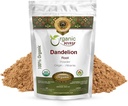 Organic Way Dandelion Root Powder (Taraxacum officinale) | Herbal Tea - European Wild-Harvest | Organic & Kosher Certified | Non GMO & Gluten Free | USDA Certified | Origin - Albania (8 Oz)