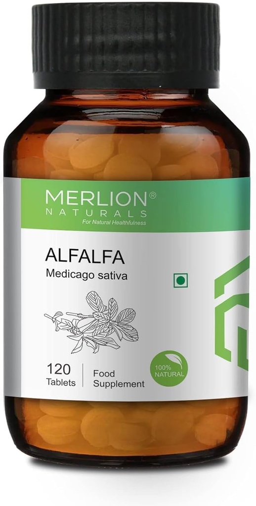Sheltr Alfalfa Tablets, Medicago Sativa, All Natural, Pure Herbs 500mg x 120 Tablets