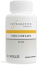 Thérapeutiques intégratives Chelate de zinc - Soutien antioxydant et fonction immunitaire saine* - Supplément minéral pour hommes et femmes - Sans lait et sans gluten - 100 capsules (100 portions)