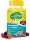 Culturelle Kids Multivitamin + Probiotic For Kids (Ages 2+) - 60 Count, Peach-Orange & Mixed Berry Flavor - Digestive Health & Immune Support Gummies with Lutein to Support Eye Health