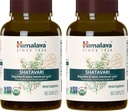 Shatavari biologique de l'Himalaya pour les SPM, le soulagement des crampes menstruelles, le soutien à la ménopause et la santé des femmes, 1 300 mg, 60 Caplets, 2 mois d'approvisionnement, 2 paquets