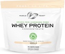 Muscle Feast Grass-Fed Whey Protein Concentrate Powder, All Natural, Hormone Free Pasture Raised Whey Protein Powder for Women & Men, Clean, Non-GMO & Gluten Free Whey Concentrate - Vanilla, 5lb
