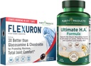 Produits de pureté Flexuron Formule articulaire + Ultimate HA Flexuron (huile de krill, acide hyaluronique à faible poids moléculaire, astaxanthine) - Ultimate H.A. (Collagène de BioCell, Quercetin, acide hyaluronique + Plus)
