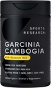 Recherche sportive Garcinia Cambogia Extract (60% HCA) avec huile de noix de coco bio extra vierge.