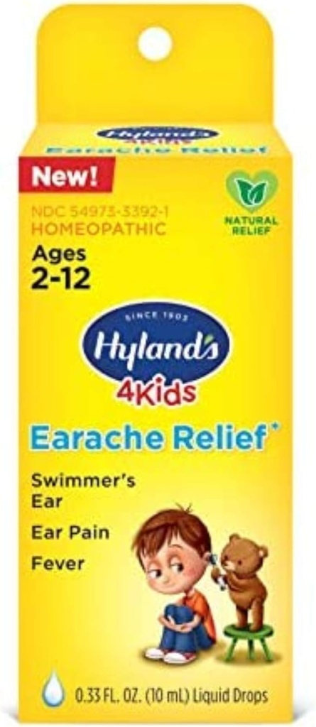 Hyland's Swimmers Ear Relief, Kids, Discontinuer 0,33 Fl Oz