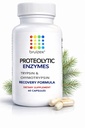 Enzymes protéolytiques Bruizex Trypsine & Chymotrypsine Recovery Supplément pour traumatisme tissulaire, contusion, gonflement