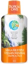 Oasis tropicale Mega Plus - Multivitamine liquide et supplément minéral – Comprend 85 vitamines et minéraux, 20 acides aminés + CoQ10, extrait de graines de raisin et Aloe Vera organique - 32oz, 32 portions, 33460